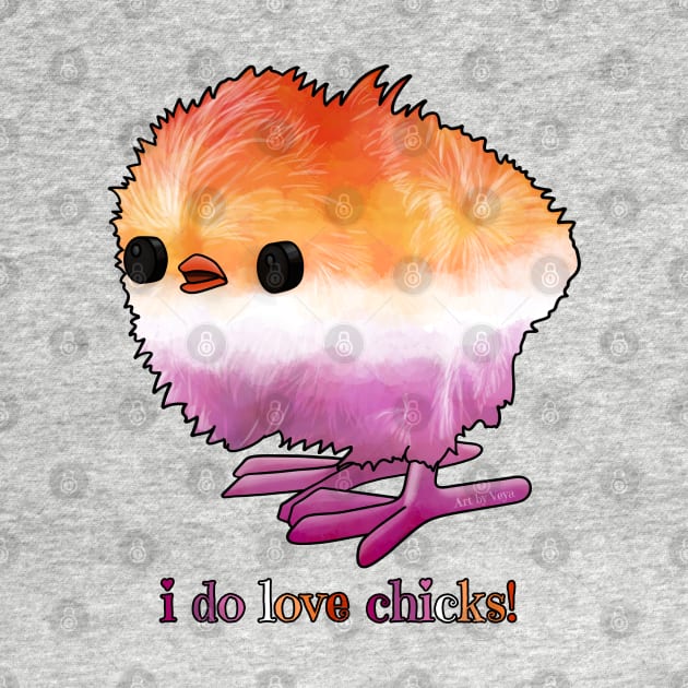 I do love chicks! by Art by Veya